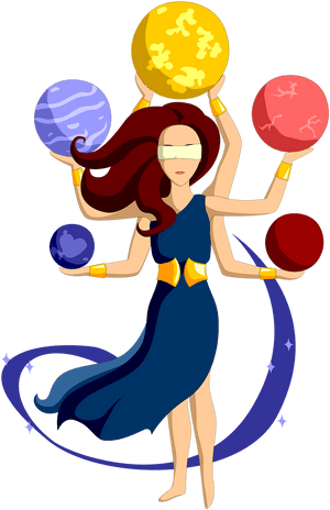 Cosmic_ Balance_ Artwork PNG image with transparent background
