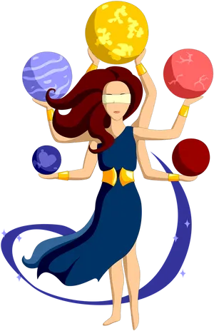 Cosmic_ Balance_ Artwork PNG Image