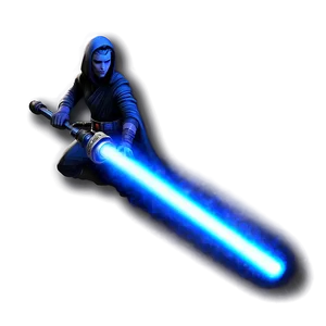 Cosmic Blue Lightsaber Png Dga PNG Image