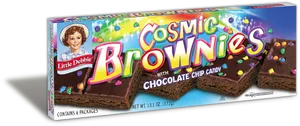 Cosmic Brownies Little Debbie Packaging PNG Image