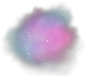 Cosmic Glitter Overlay PNG Image