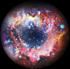 Cosmic_ Nebula_ Explosion PNG image with transparent background