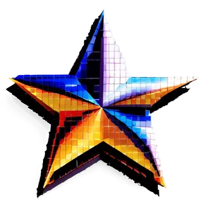 Cosmic Pixel Star Icon Png 19 PNG Image