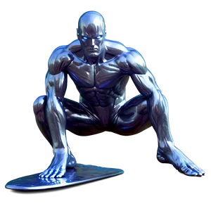 Cosmic Silver Surfer Png Anv63 PNG Image