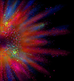 Cosmic_ Splash_ Painting PNG with transparent background