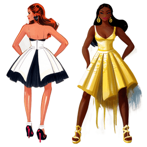 Costume Designer Sketches PNG 06252024 PNG with transparent background
