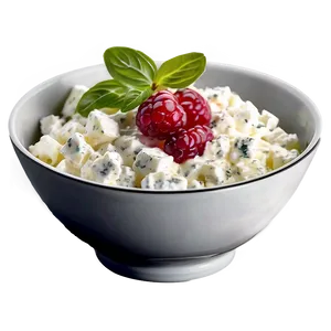 Cottage Cheese Bowl Png Omv PNG Image