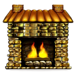 Cottage With A Fireplace Png Uih PNG Image