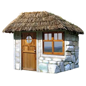 Cottage With A Mountain View Png 84 PNG Image