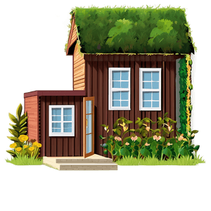 Cottage with a Secret Garden PNG jsm2 PNG
