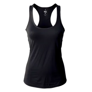 Cotton Black Tank Top Png Clu PNG Image