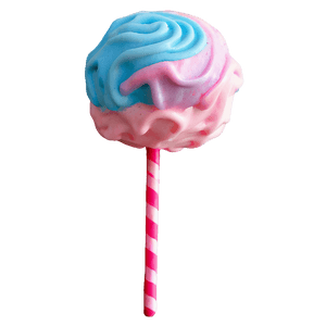 Cotton Candy Cake Pops PNG wrg PNG with transparent background