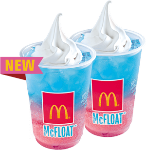 Cotton Candy Mcfloat - Mcdonalds Cotton Candy Mcfloat, HD Png Download PNG image with transparent background