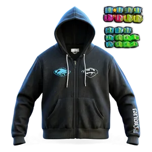 Cotton Zip Up Hoodie Png Tqc PNG Image