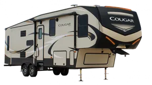 Cougar Fifth Wheel R V Exterior PNG Image