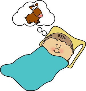 Counting Sheep Dream PNG image with transparent background