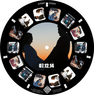 Megan And Stanley, Wedding, Invitation, Viewfinder, - Viewfinder Reel, HD Png Download PNG image with transparent background
