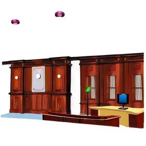 Courtroom Interior Design Png 8 PNG Image