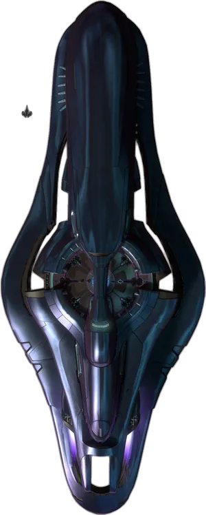 Covenant Supercarrier Halo PNG Image