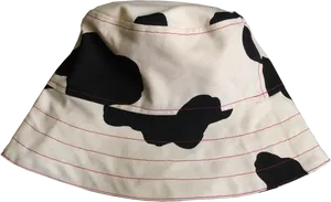 Cow Print Bucket Hat PNG Image