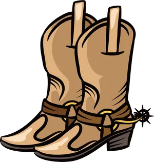 Cowboy Boots Illustration.png PNG Image