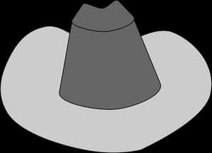 Cowboy Hat Vector Illustration PNG image with transparent background