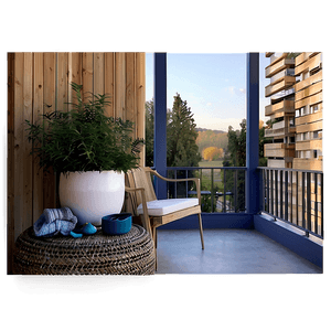 Cozy Balcony Decor PNG yer57 PNG