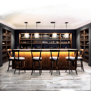 Cozy Basement Bar Concepts PNG 05212024 PNG image with transparent background