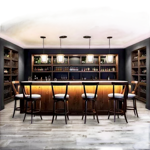 Cozy Basement Bar Concepts Png 05212024 PNG Image