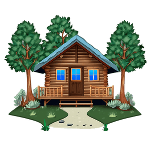 Cozy Cabin in the Woods PNG iiq81 PNG