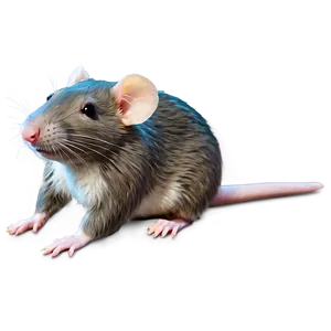 Cozy Cute Rat Png 06252024 PNG Image