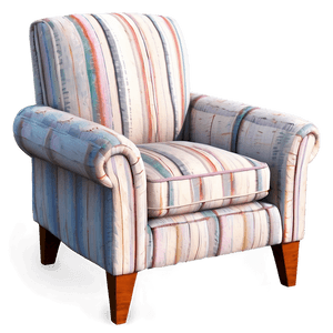 Cozy Fabric Armchair PNG evg86 PNG with transparent background