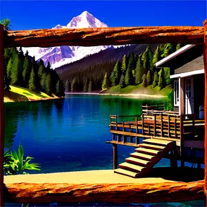 Cozy Lakeside Living Png Fcy PNG Image