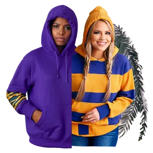 Cozy Purple Hoodie Graphic Png Eec90 PNG Image