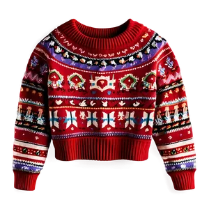 Cozy Red Sweater Png 06292024 PNG Image