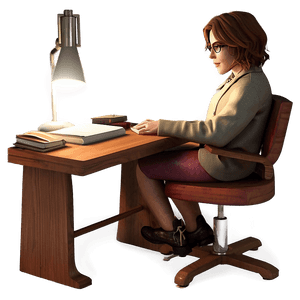 Cozy Study Corner PNG 05212024 PNG image with transparent background
