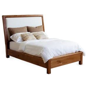 Cozy White Bed Png Ijm32 PNG Image