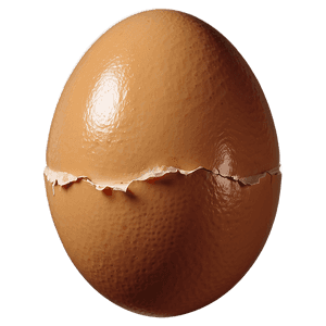 Cracked Egg PNG 05042024 PNG