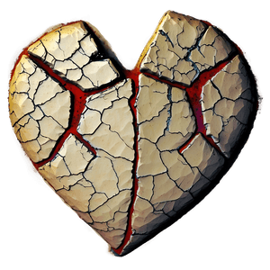 Cracked Heart Symbol PNG ktd1 PNG image with transparent background