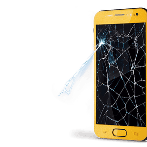 Cracked Mobile Screen PNG mpv97 PNG