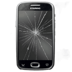 Cracked Mobile Screen PNG vbt93 PNG