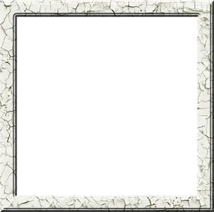 Cracked Texture Square Frame PNG Image