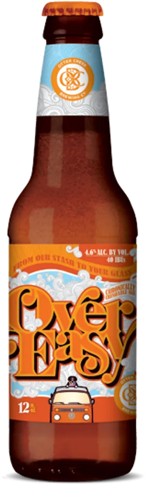 Craft Beer Bottle Over Easy I P A PNG Image