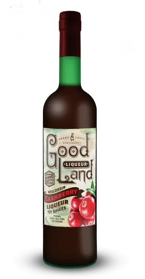 Cranberry Liqueur Bottle PNG Image