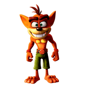 Crash Bandicoot Game Art PNG xkc PNG image with transparent background
