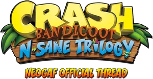 Crash Bandicoot N Sane Trilogy Logo PNG Image