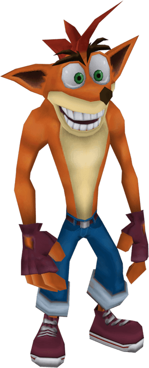 Crash Tag Team Racing Crash Bandicoot, HD Png Download PNG image with transparent background