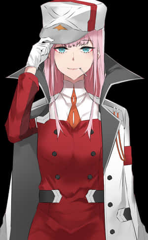 Crazytyan - Zero Two PNG image with transparent background