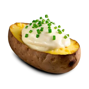 Creamy Baked Potato Png Jwu13 PNG Image