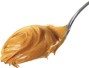 Creamy Peanut Butter Spoonful PNG Image